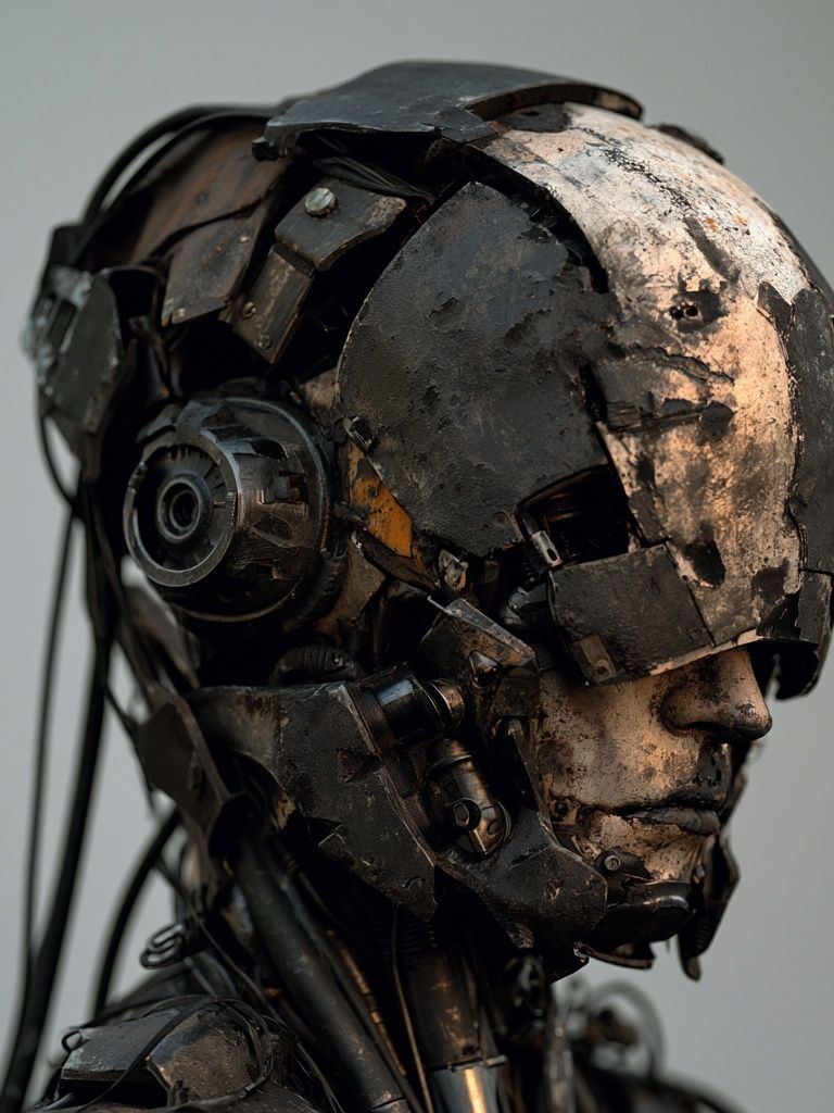Cyborg Portrait — Sci-Fi Print. poster detail