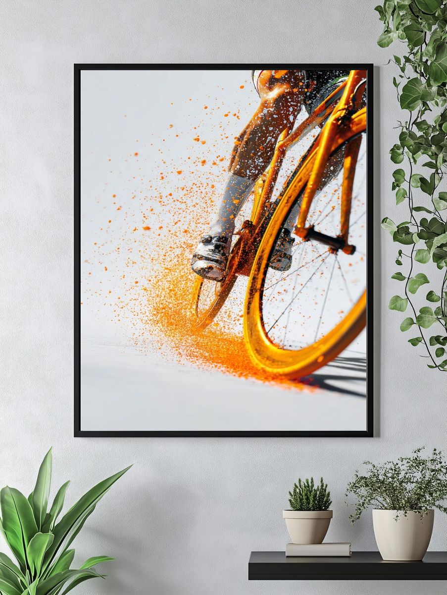 Dynamic Cycling Action Poster. — room view 4