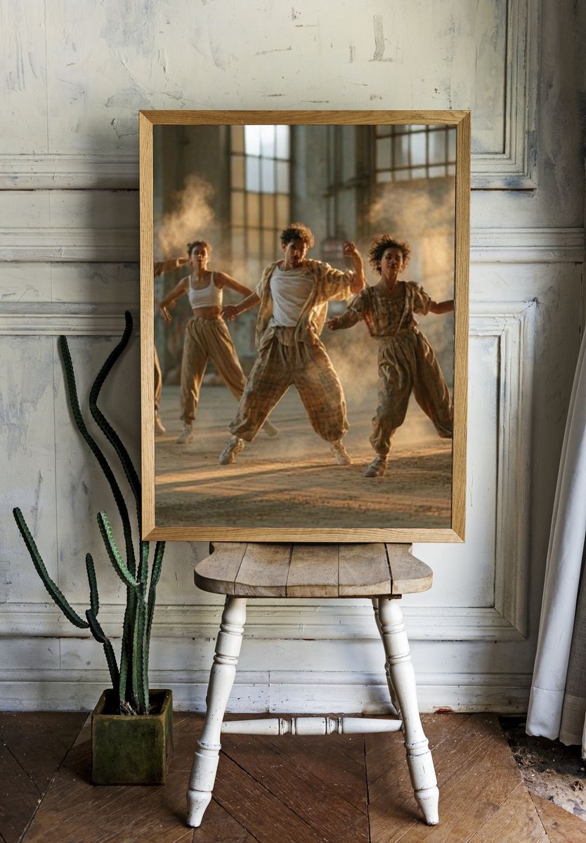 Contemporary Dance Studio Poster. room preview