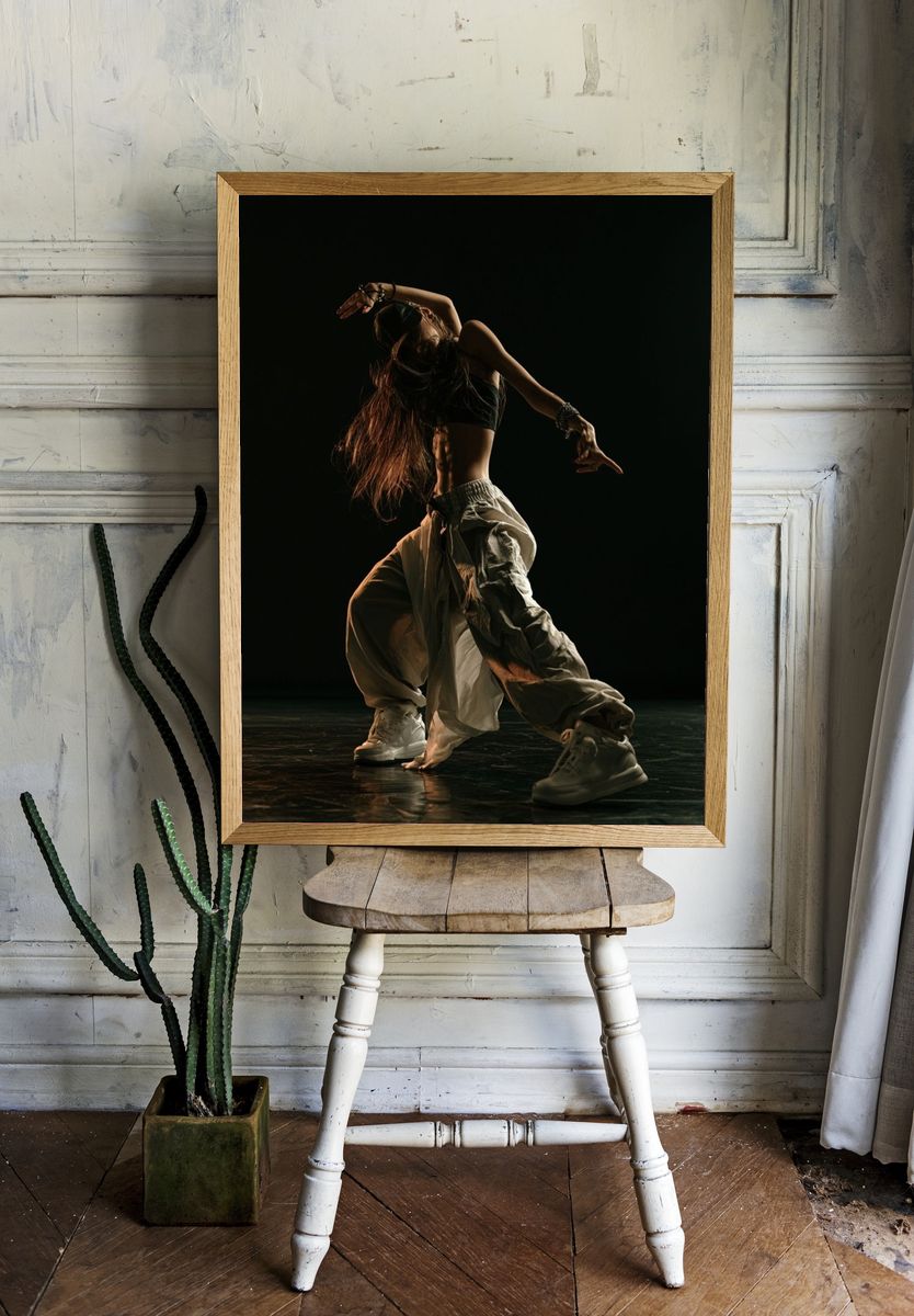 Contemporary Dancer Photography Poster. — room view 1