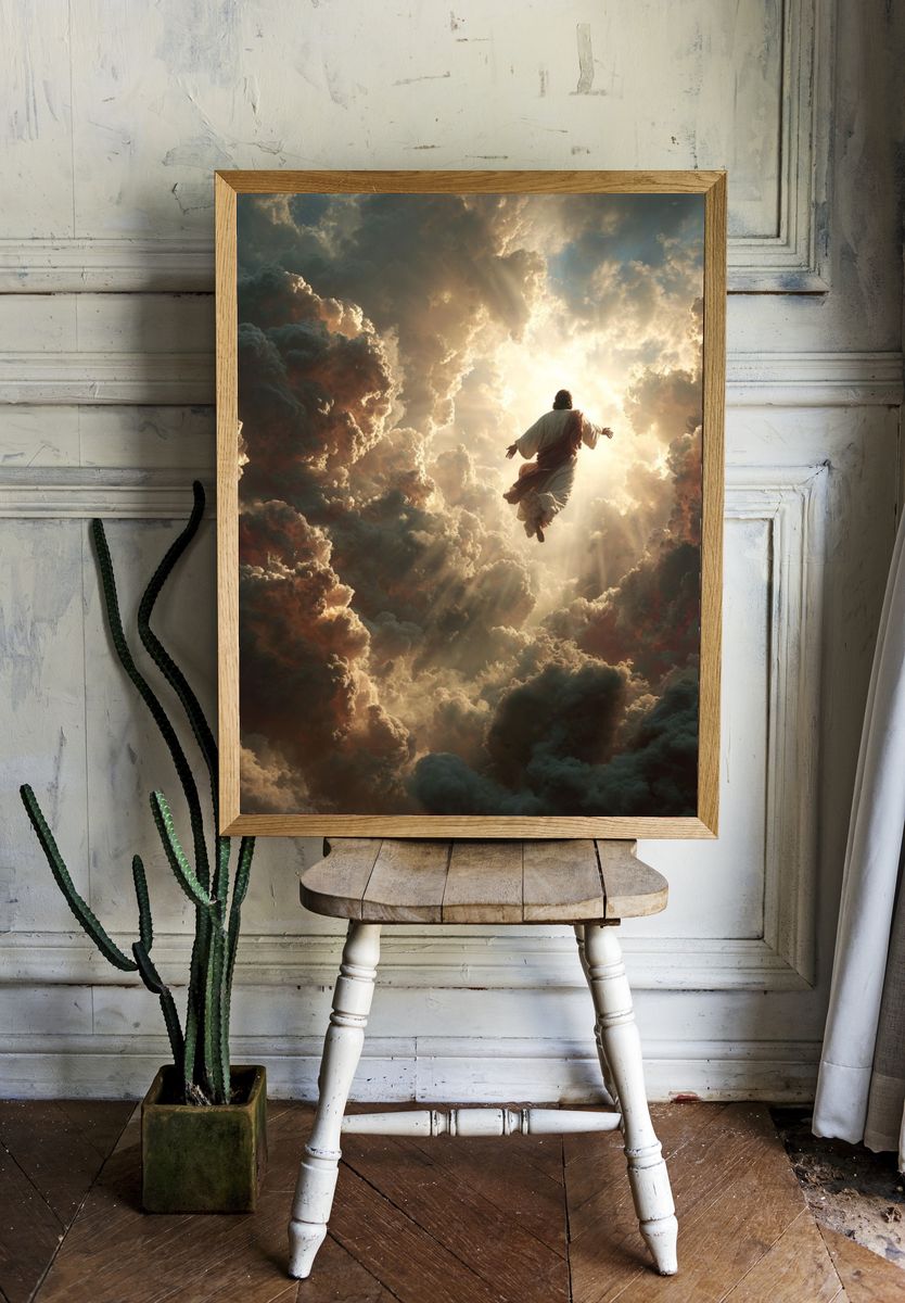 Divine Ascension — Fine Art Print. — room view 1