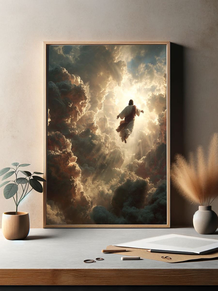 Divine Ascension — Fine Art Print. — room view 2