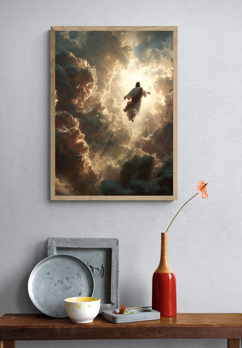Divine Ascension — Fine Art Print. — room view 3