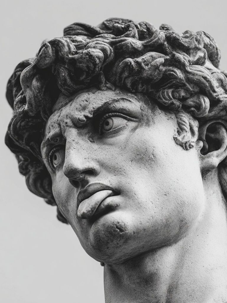 David Sculpture — Fine Art Print. poster detail