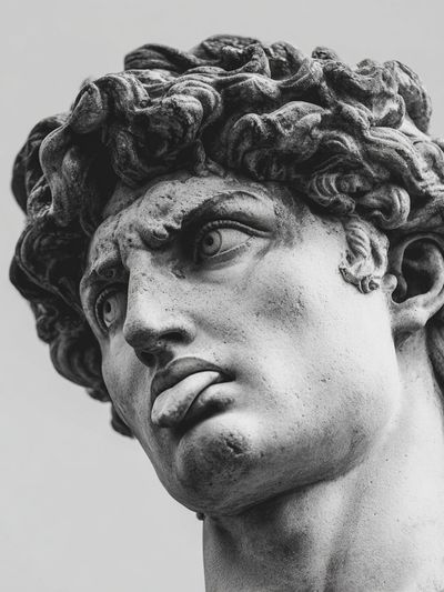 David Sculpture — Fine Art Print. poster print