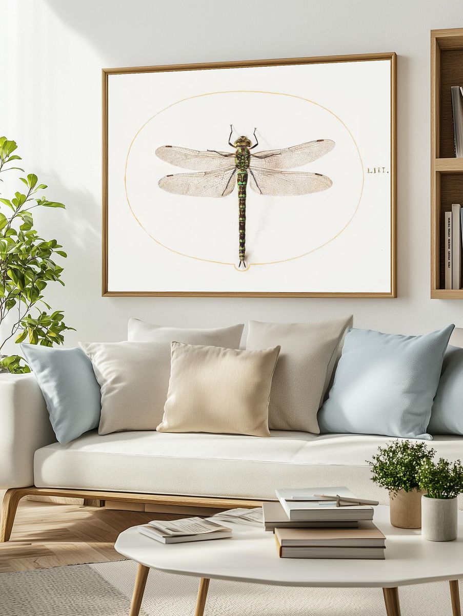 Dragonfly (1575–1580) painting high resolution. — room view 2
