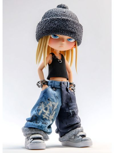 Stylish Cartoon Character