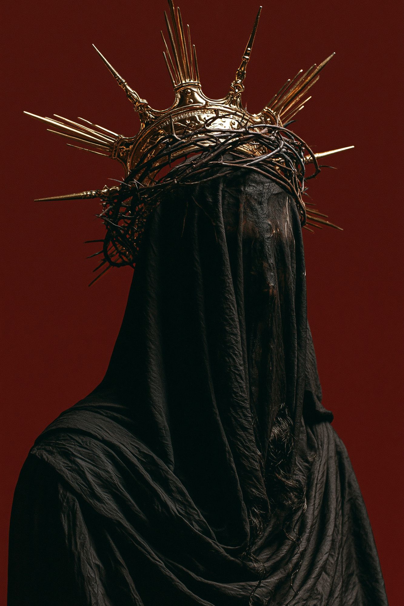 Dark Crown Figure Photography Poster. poster — photography art