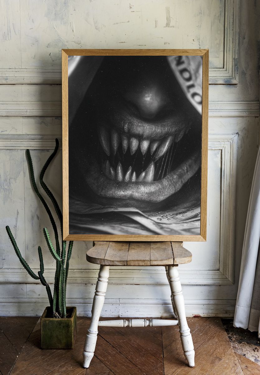 Dark Creature — Fine Art Print. — room view 1
