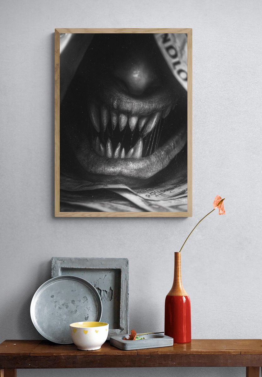 Dark Creature — Fine Art Print. — room view 3