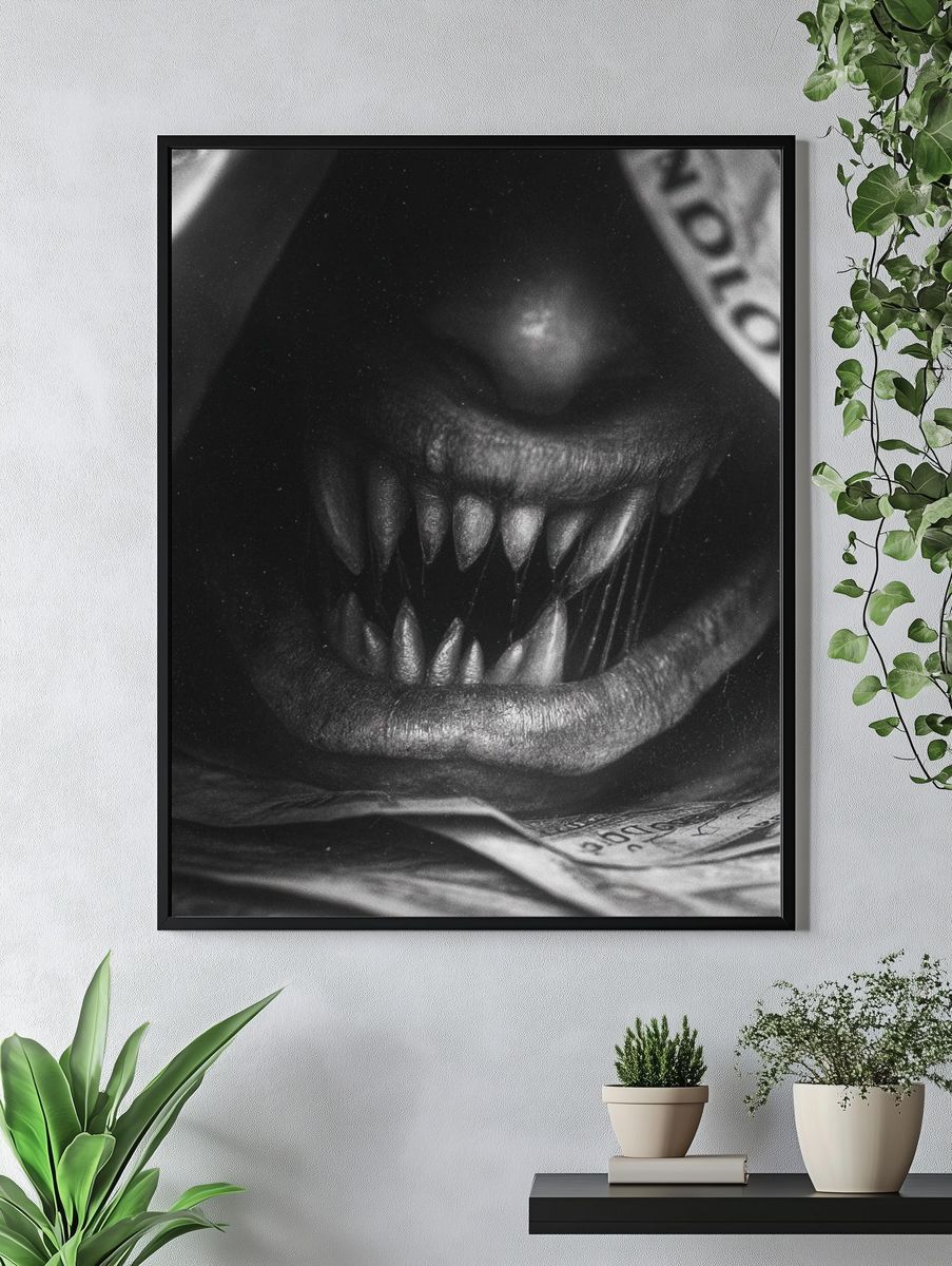 Dark Creature — Fine Art Print. — room view 4
