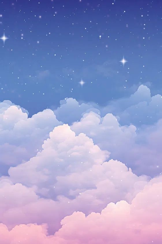 Dreamy Clouds at Twilight Poster. poster detail
