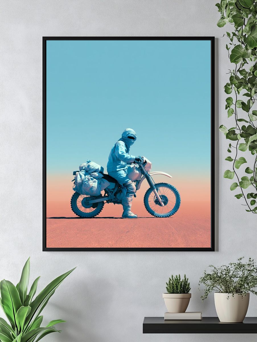 Desert Rider Photography Poster. — room view 4