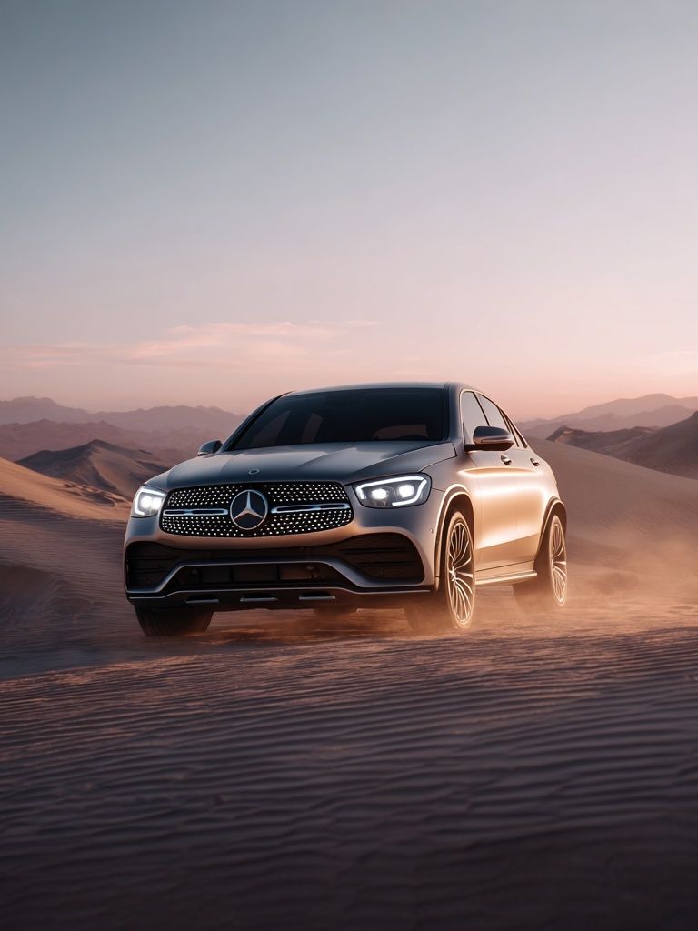 Desert SUV Drive Photography Poster. poster detail