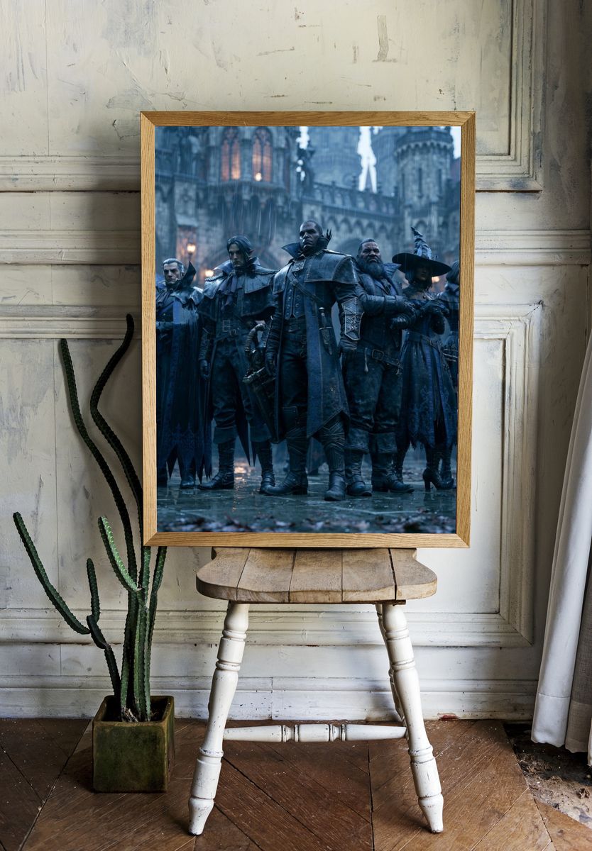 Dark Fantasy Guild Portrait Poster. — room view 1