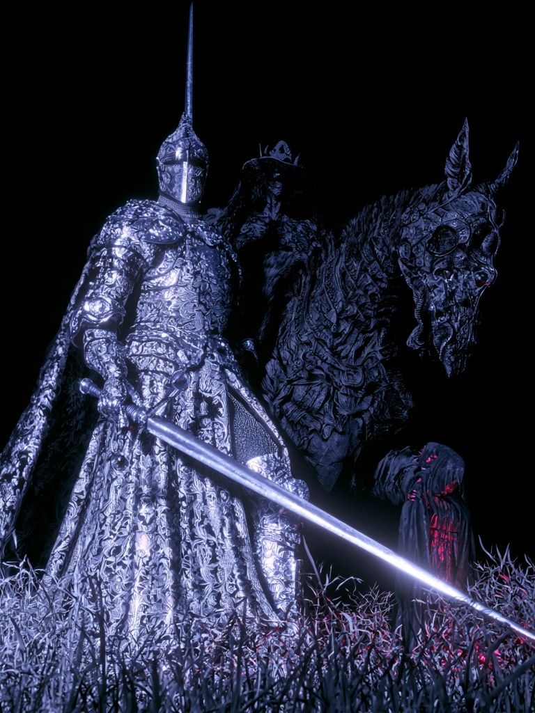 Dark Fantasy Knight Poster. poster — illustration art