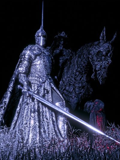 Dark Fantasy Knight Poster. poster