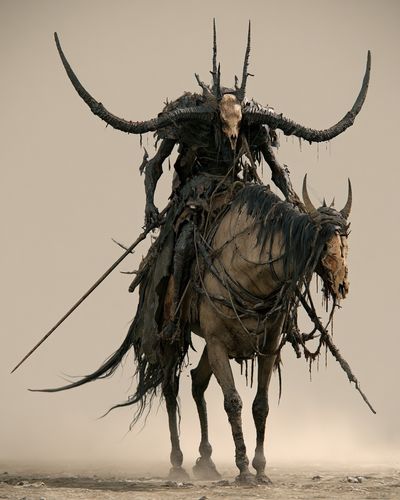 Dark Fantasy Rider Poster.
