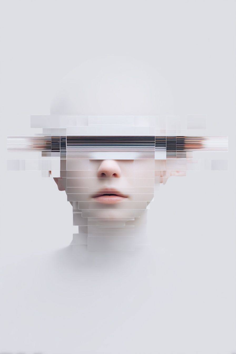 Abstract Human Form — Digital Art Print. poster detail