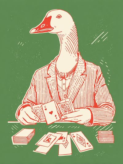 Dapper Goose Playing Cards