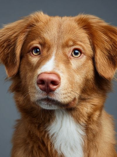 Golden Dog Portrait Poster. poster print