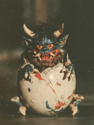 Demon Hatchling Photography Poster.
