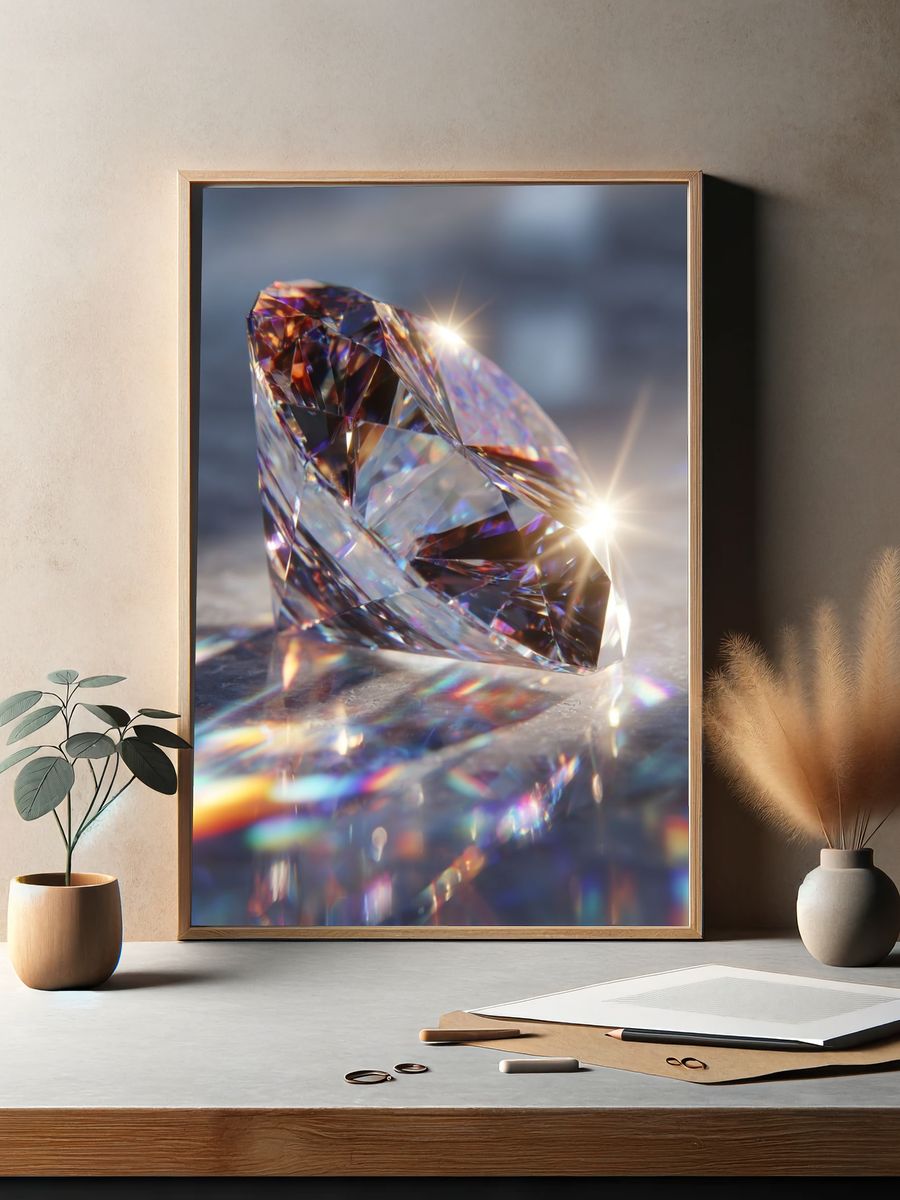 Brilliant Diamond — Photography Print. — room view 2