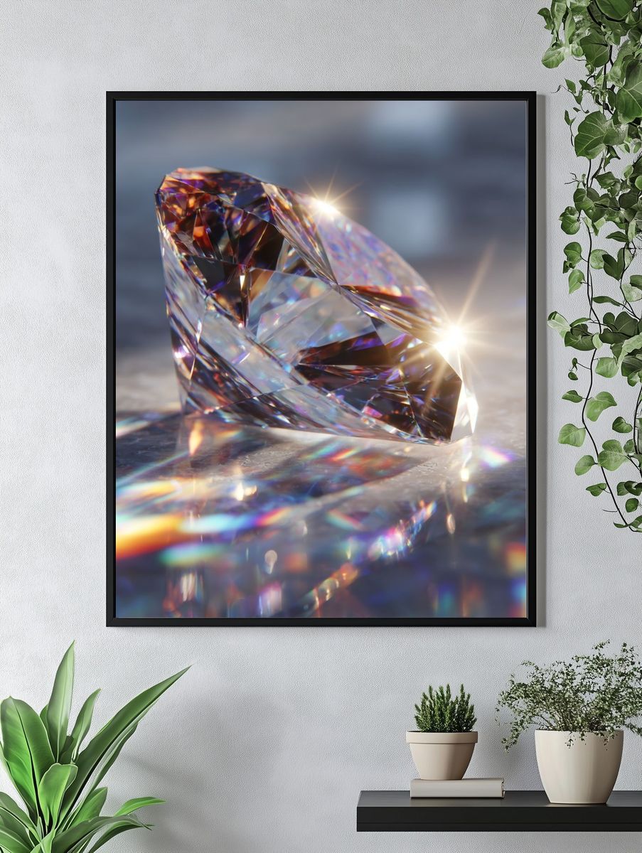 Brilliant Diamond — Photography Print. — room view 4