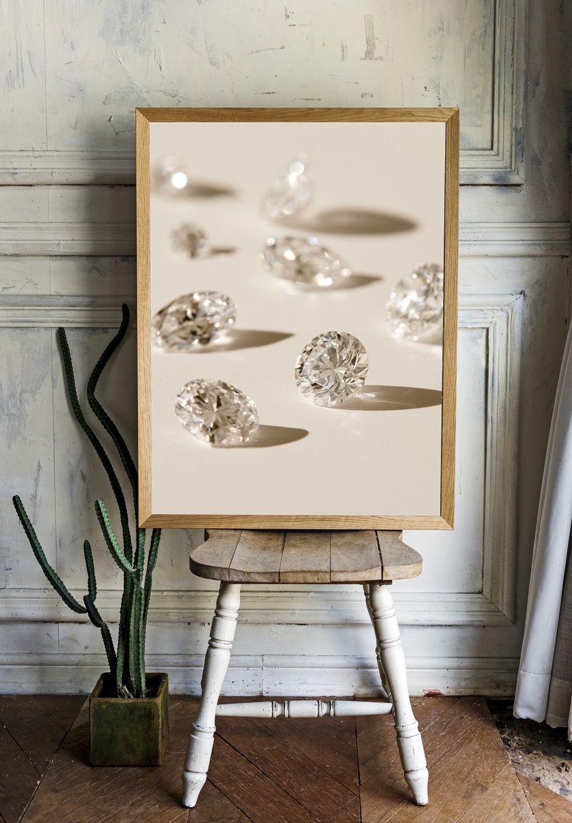 Diamond Gems Photography Poster. — room view 1