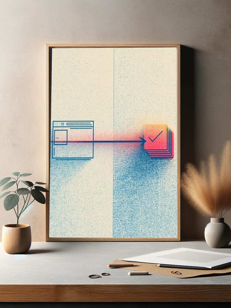 Digital Workflow Abstract Poster. — room view 2