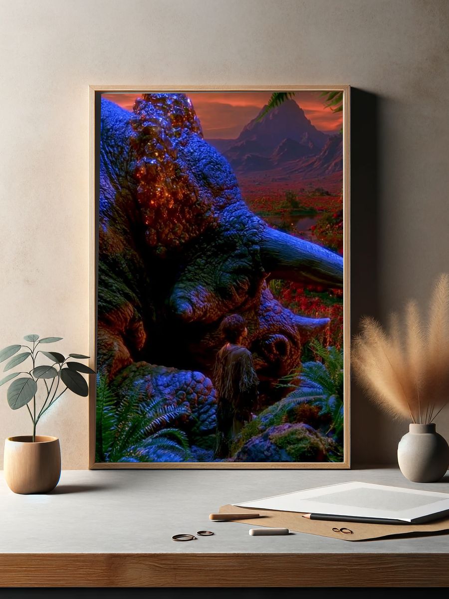 Dinosaur Valley Sunset Poster. — room view 2