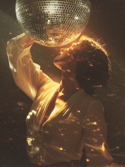 Disco Dream Portrait Poster.