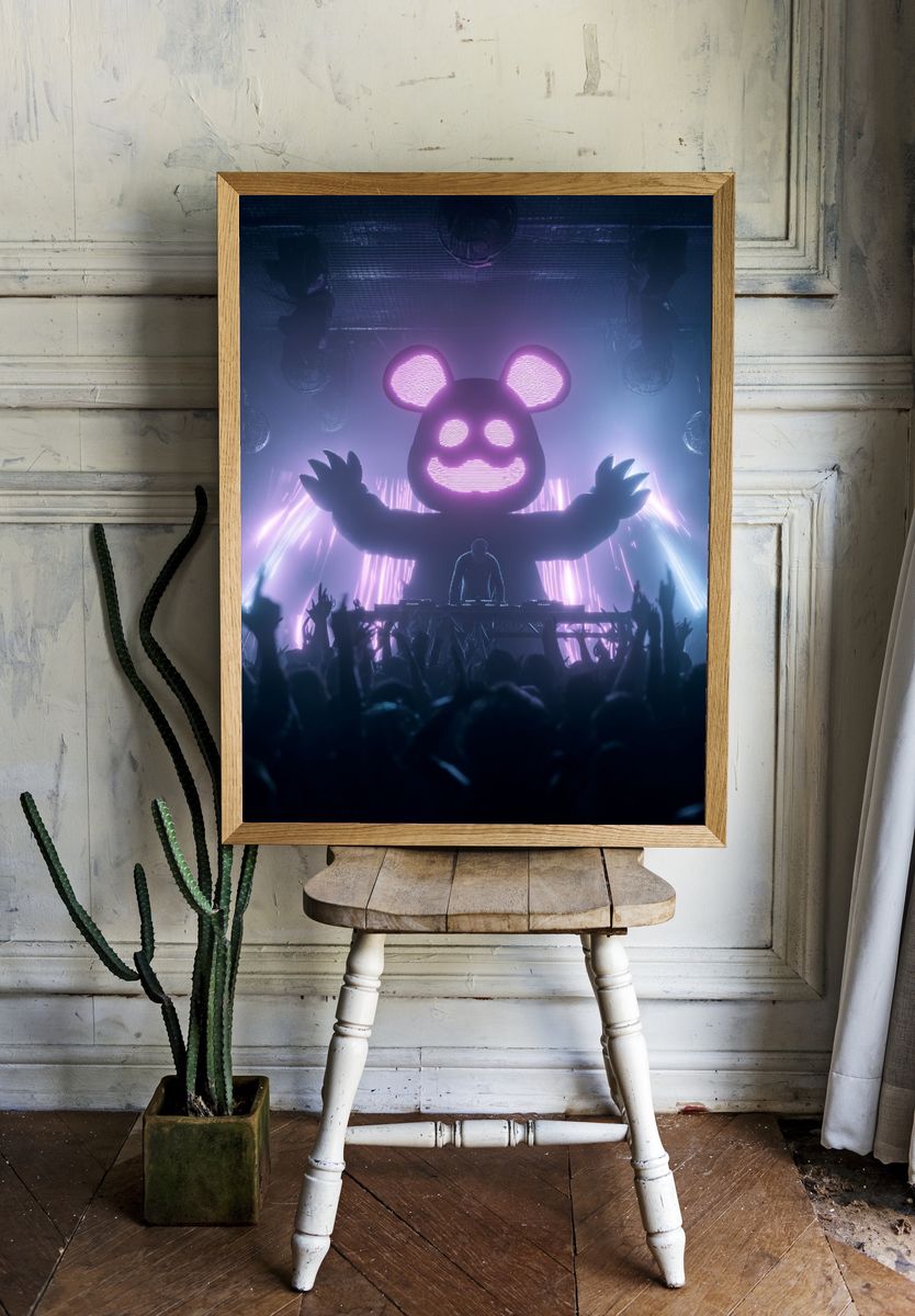 DJ Panda — Music Poster. room preview