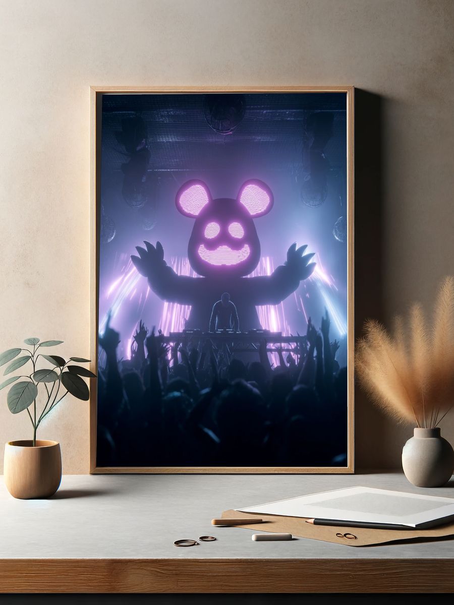 DJ Panda — Music Poster. — room view 2