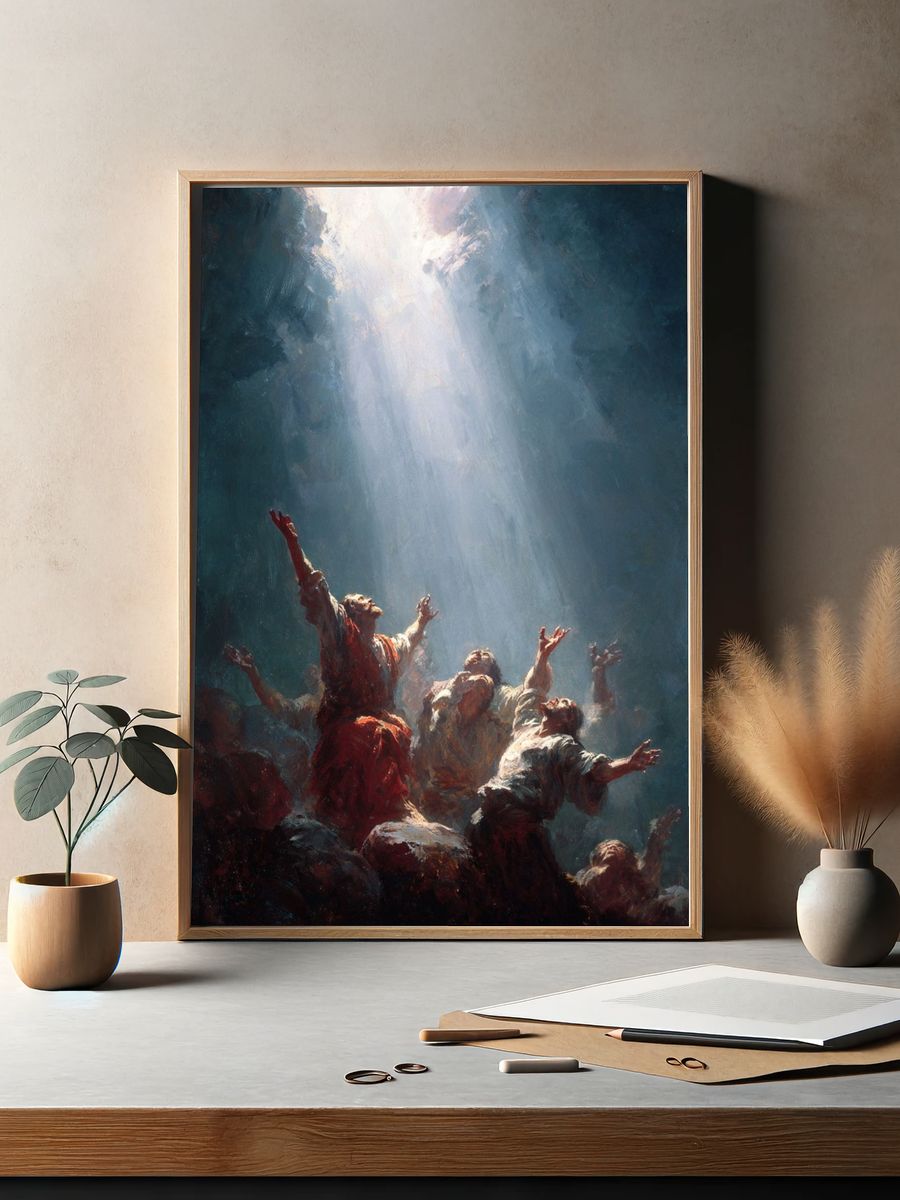 Divine Light — Fine Art Print. — room view 2