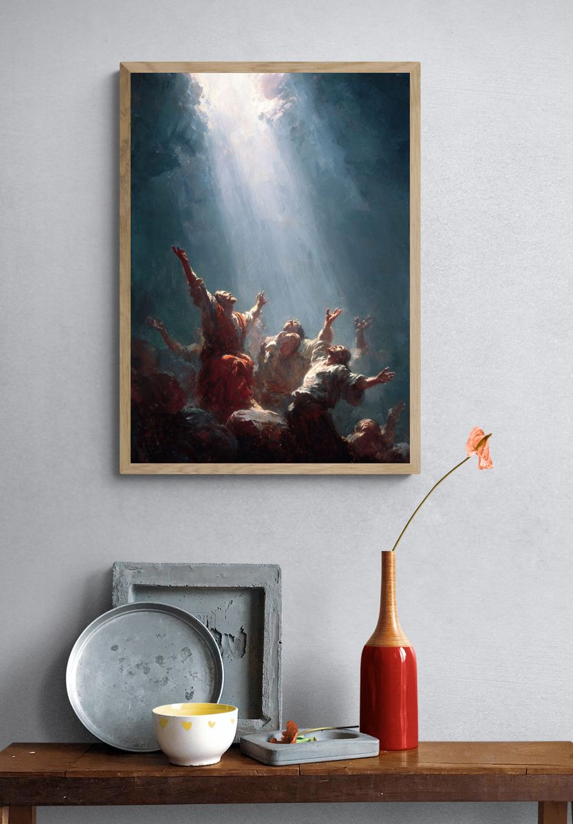 Divine Light — Fine Art Print. — room view 3