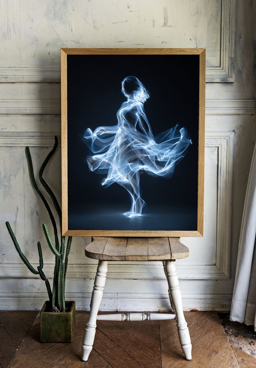 Dancing Light — Fine Art Print. — room view 1