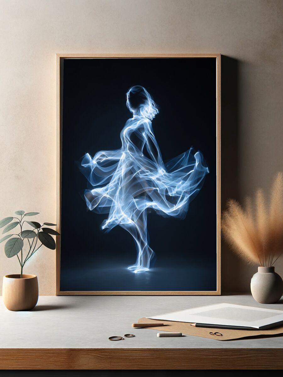 Dancing Light — Fine Art Print. — room view 2