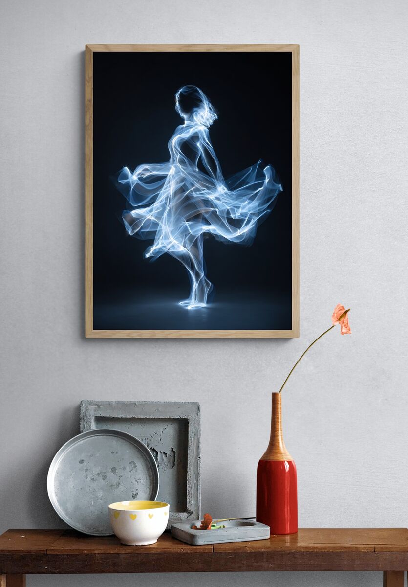 Dancing Light — Fine Art Print. — room view 3
