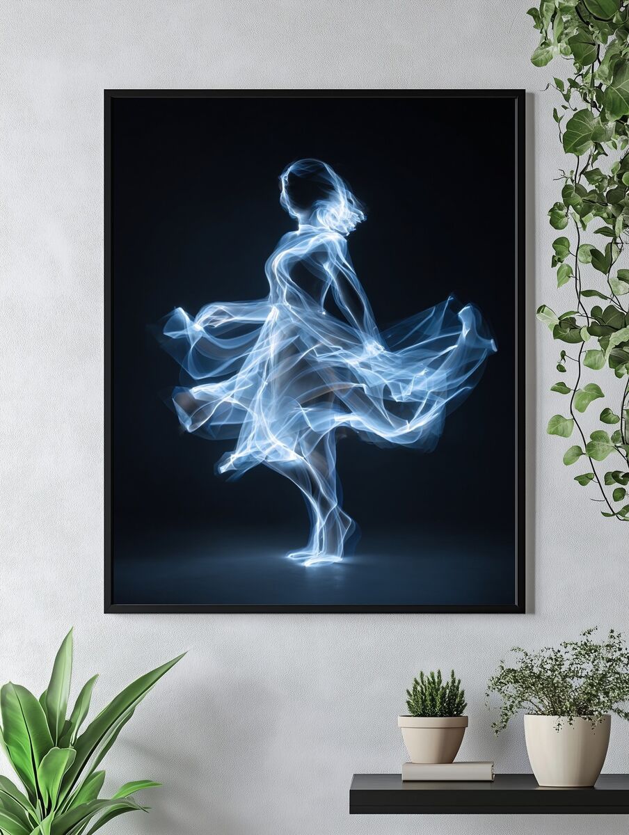 Dancing Light — Fine Art Print. — room view 4