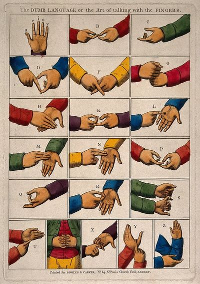 The Dumb Language — Vintage Print