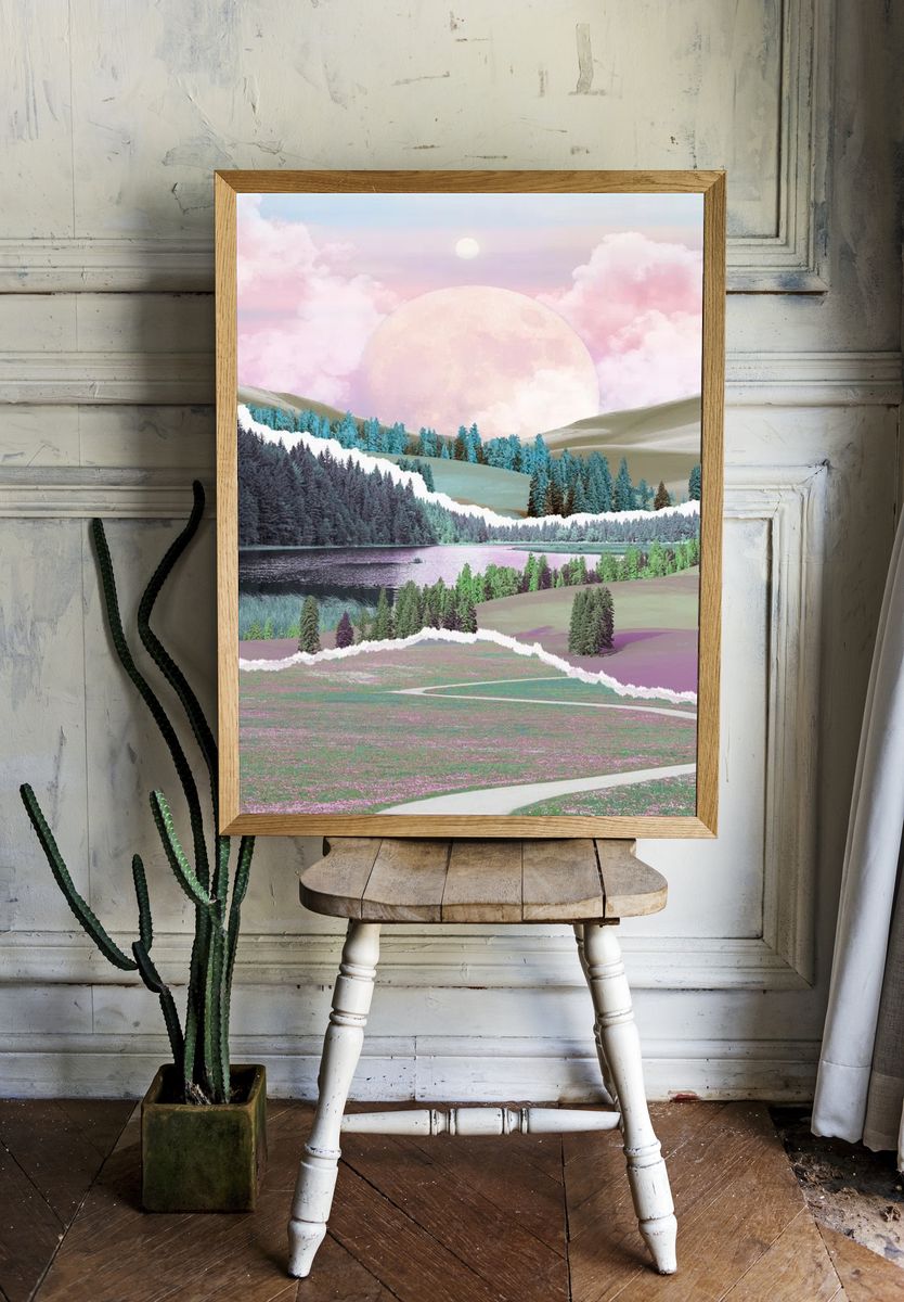 Dreamy Landscape — Art Print room preview
