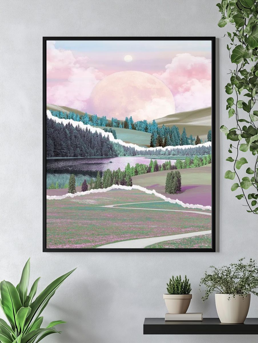 Dreamy Landscape — Art Print. — room view 4