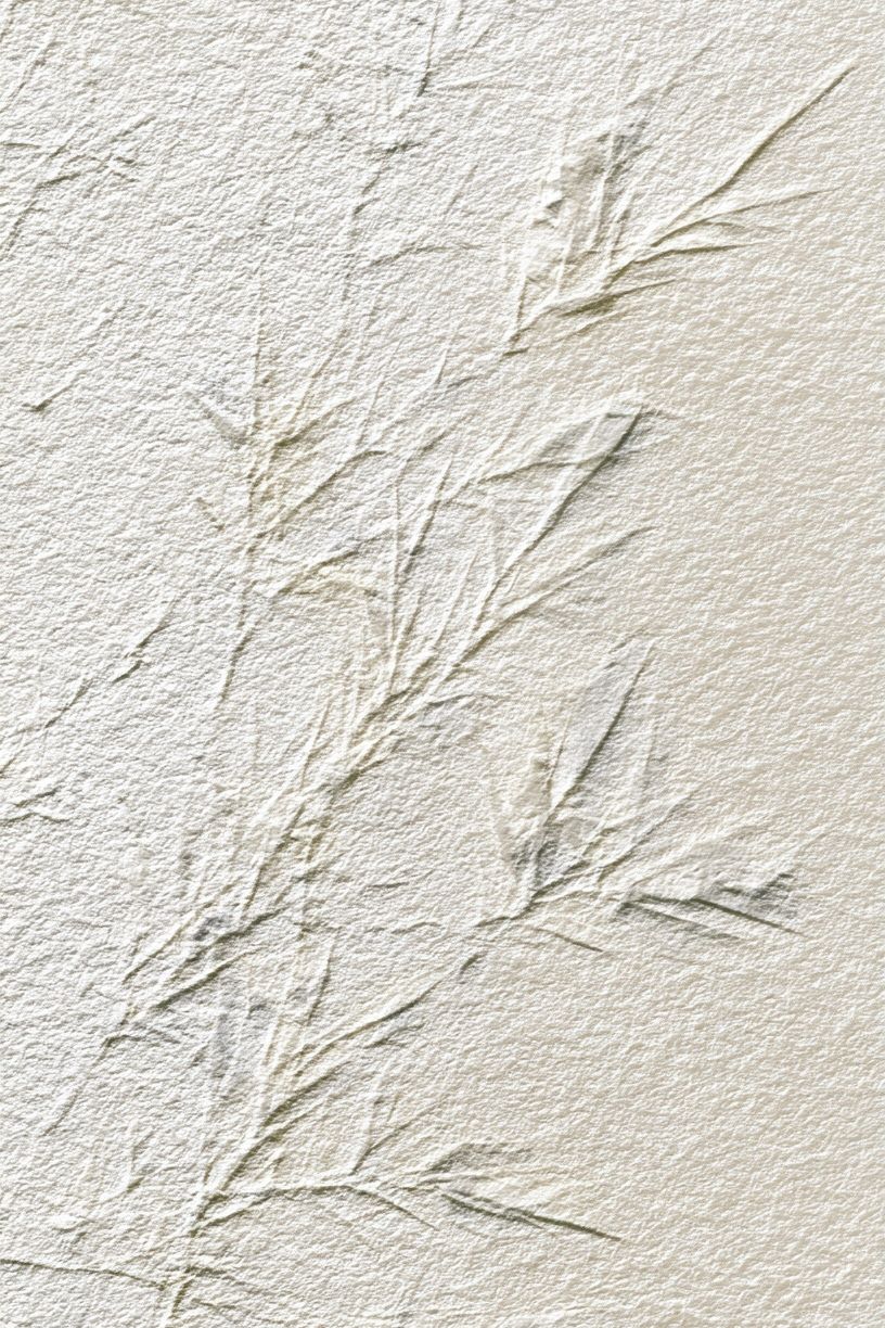 Delicate Bamboo Leaves — Minimalist Print. poster detail
