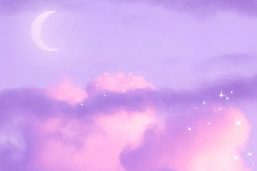 Dreamy Moonlit Clouds — Art Print. poster detail
