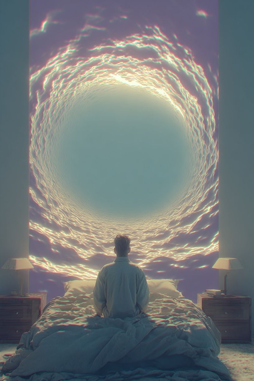 Dreamy Portal — Surrealism Print. poster — fine-art art