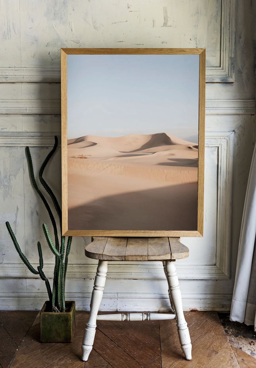 Desert Dunes — Nature Print. room preview