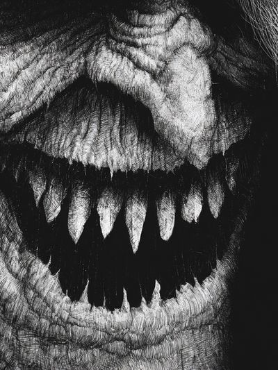 Tyrannosaurus Rex Close-Up Print. poster
