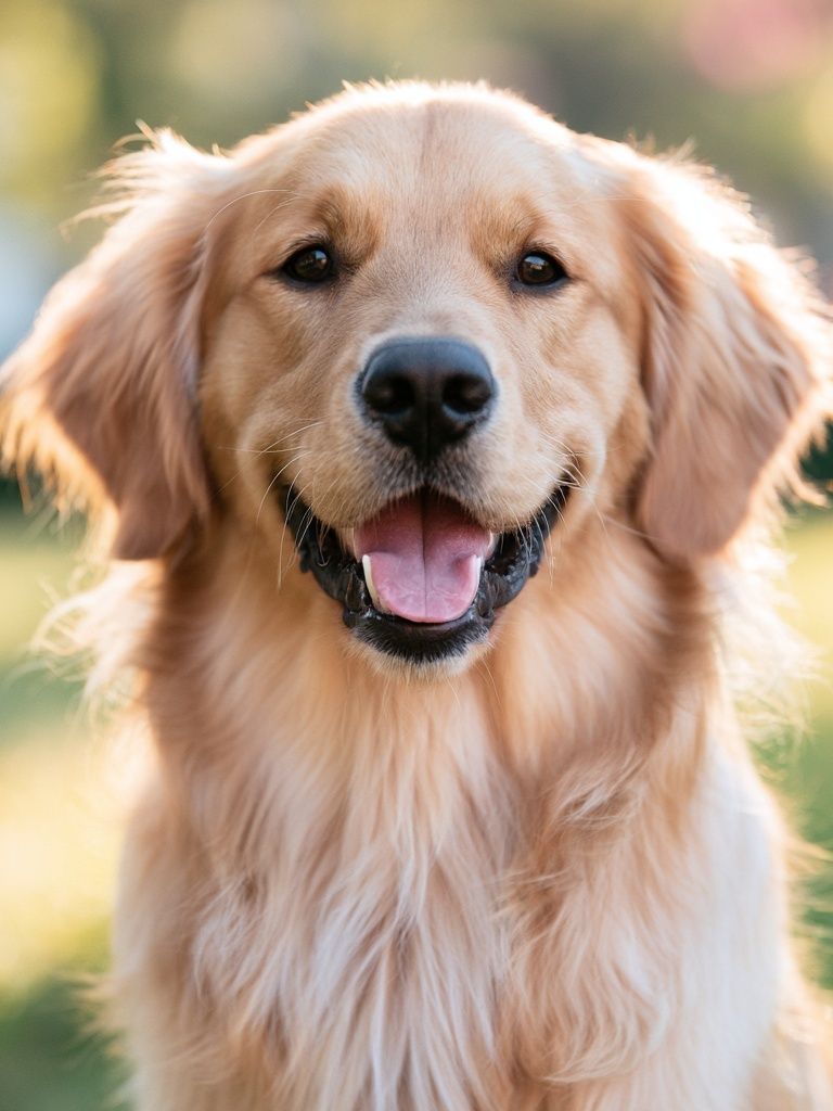 Golden Retriever Portrait Poster. poster — animals art