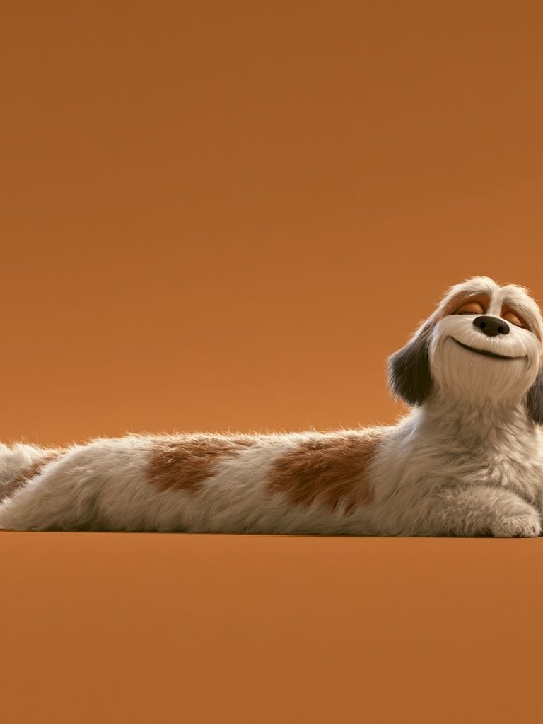 Relaxed Dog Portrait Poster. poster — animals art
